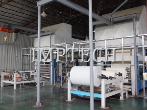 Impregnated paper production line use thermal oil boiler